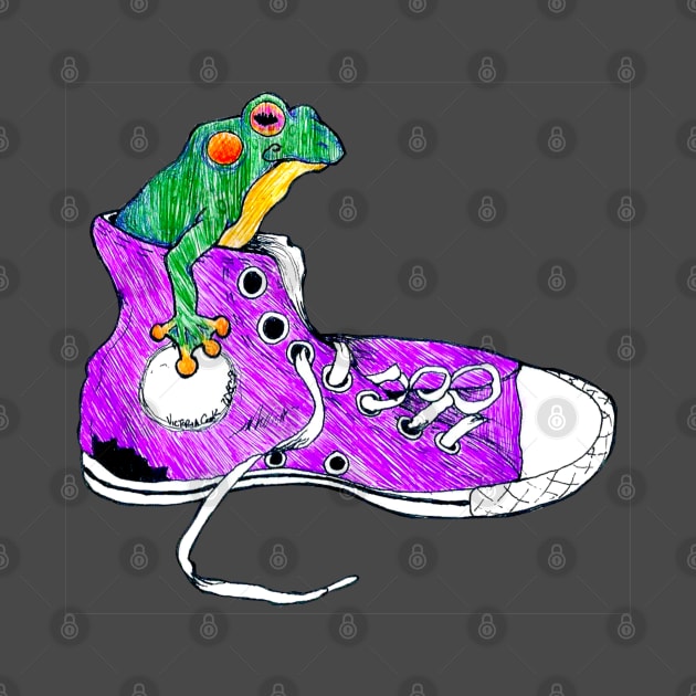 Frog in a Shoe by Art of V. Cook