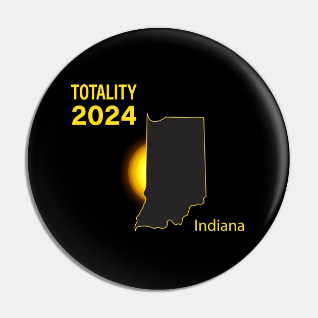 Total Solar Eclipse Indiana State 2024 Pin by Rocky Ro Designs