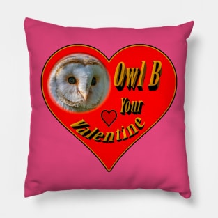 Owl be your Valentine Pillow