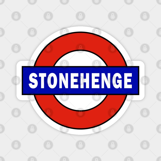 Stonehenge Train Station Magnet by Lyvershop