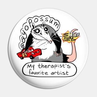 Ayopossum Approved Pin