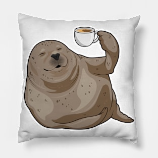 Seal Cup Coffee Pillow