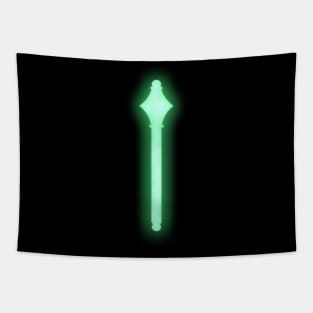 Spiritual Weapon (Green Mace) Tapestry