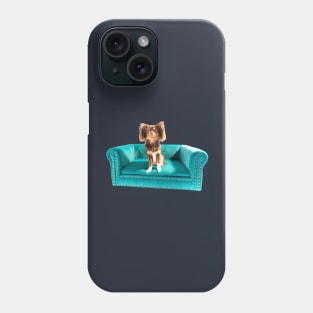 Eva The Chihuahua On Her Special Settee Phone Case