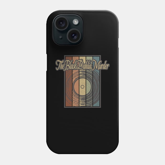 The Black Dahlia Murder Vynil Silhouette Phone Case by North Tight Rope