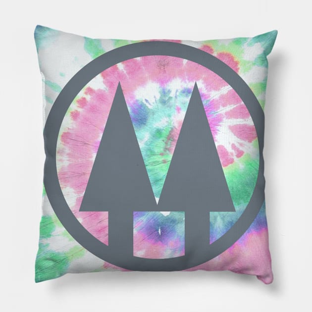 TPM tie dye #1 Pillow by TVVIN_PINEZ_M4LL