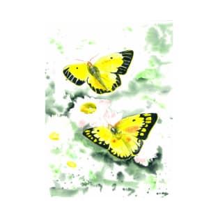 Yellow Butterflies T-Shirt