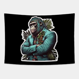 Shades of Toughness - Cool Gorilla Tapestry