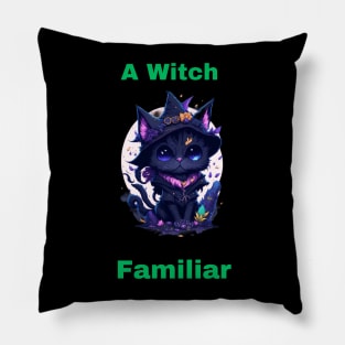 A Witchs Familiar Pillow