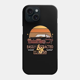 Easily distracted by cars Phone Case