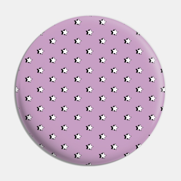 Mauve Pinky Purple Aesthetic Retro Stars / VSCO Stars Pin by YourGoods