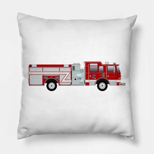 Birmingham Fire and Rescue service Pillow by BassFishin