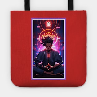 Anime Hero Power Meditation | High Quality Anime Artwork | Anime Power Energy Meditation |  Manga Anime Art Tote