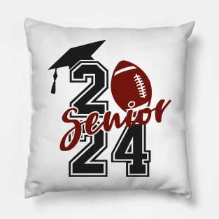 Senior 2024 Football Pillow