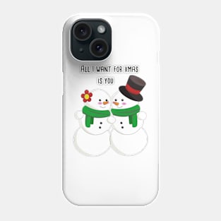 Funny snowmen Christmas Phone Case