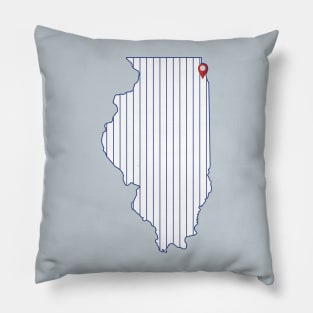 Chicago Baseball Pillow