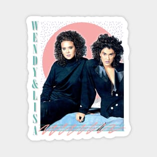 Wendy & Lisa //// Retro Fan Design Magnet