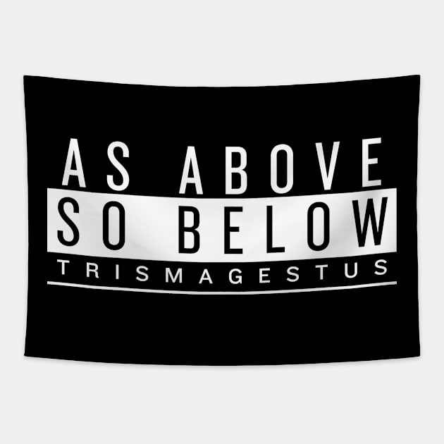 As Above So Below Tapestry by Yiorgos Designs