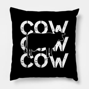 Retro Cow Pillow