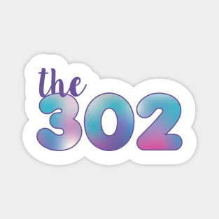 The 302 Area Code Magnet