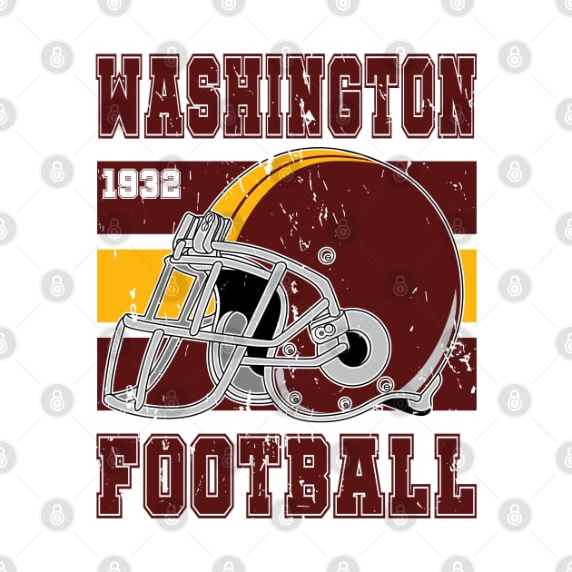 Washington Retro Football by Arestration