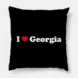 I ❤️ Georgia Pillow