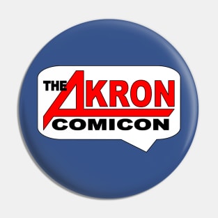 The Akron Comicon Logo Shirt! Pin