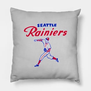 Historical Seattle Rainiers Baseball Pillow