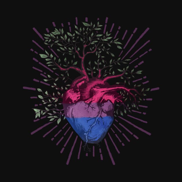 Bisexual Heart Tree of Life by Psitta