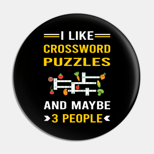 3 People Crossword Puzzles Pin