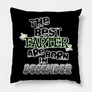 The Best Farter are Born in December Pillow