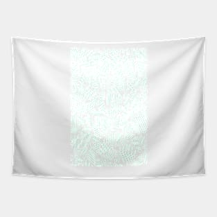 Geo Lines Mint Tapestry