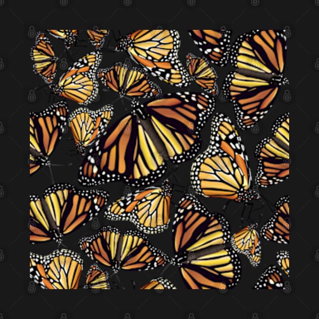 Monarch Butterflies by TinaGraphics