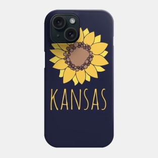 Kansas Sunflower Phone Case