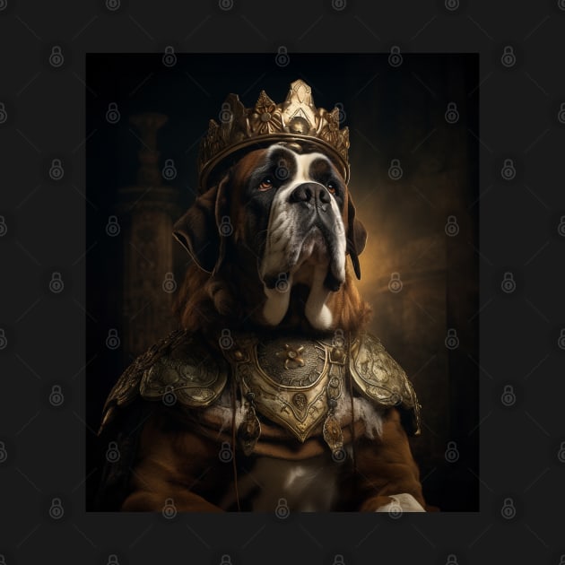 Regal St. Bernard - Medieval Swiss King by HUH? Designs