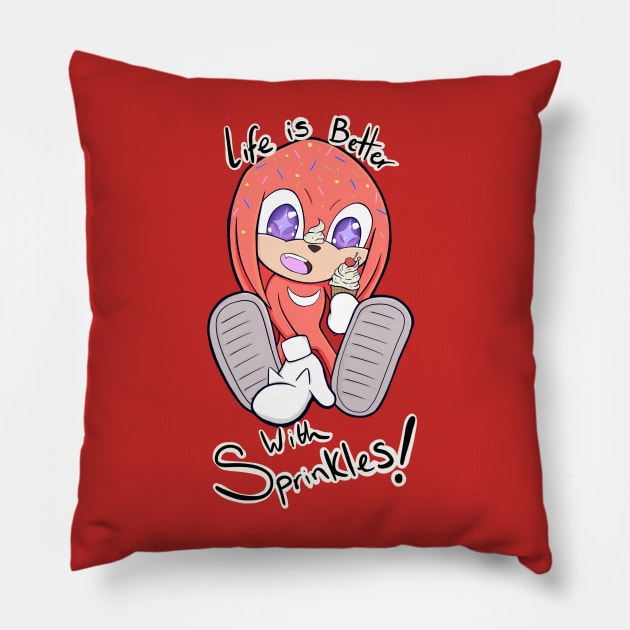 Life is better with sprinkles! Pillow by Pastelpandabum