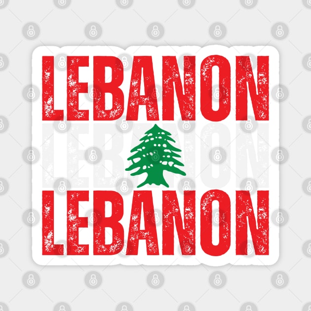 Lebanon flag, lebanese flag Magnet by eka123