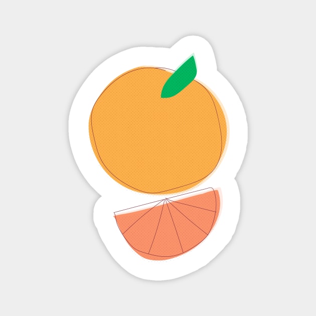 Citrus Fruit Magnet by nickemporium1