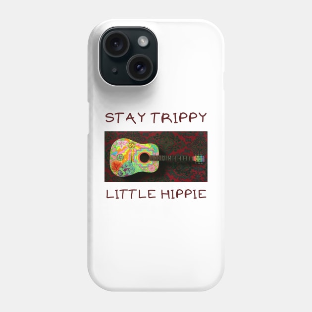 Stay trippie little hippie Phone Case by IOANNISSKEVAS