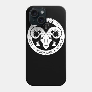 Savage Aries Zodiac Antisocial Astrology Phone Case