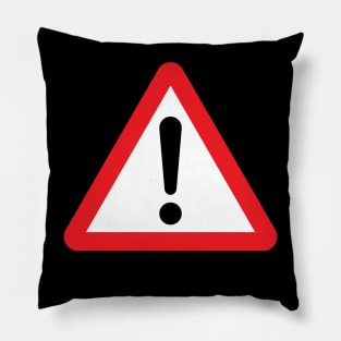 Warning Symbol Pillow