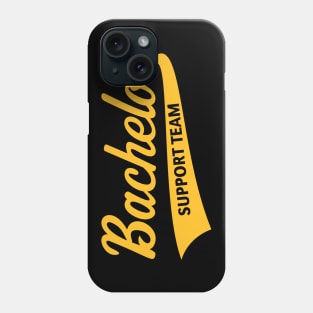 Bachelor Support Team (Stag Party / Lettering / Gold) Phone Case