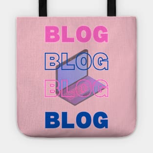 Blog Blog Blog Blog - design for bloggers Tote