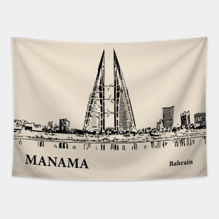 Manama - Bahrain Tapestry