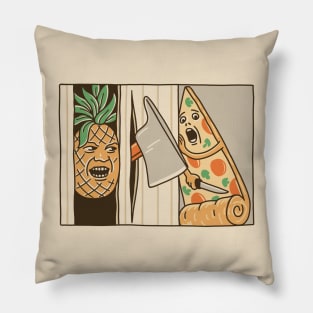 PIZZA, PINEAPPLE AND AXE Pillow