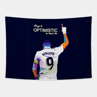 Quotes Karim Benzema Wpap Art Tapestry