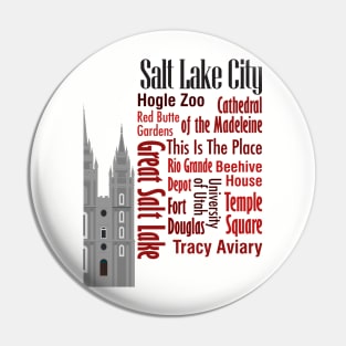 Sights of Salt Lake City Pin