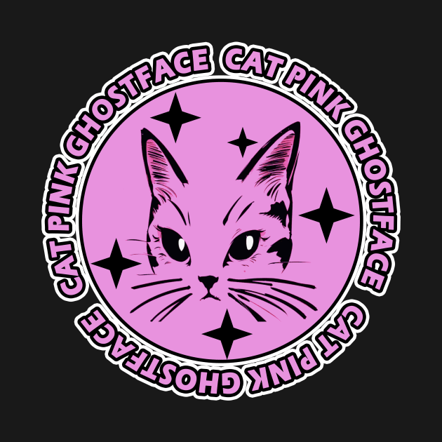 cat pink ghostface by LycheeDesign