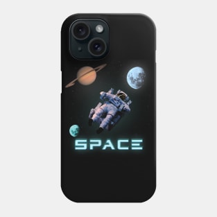 space man having fun. sci fi Phone Case