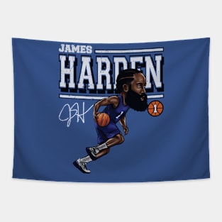 James Harden Philadelphia Cartoon Tapestry